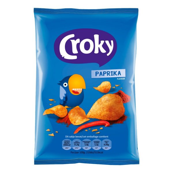 Croky Paprika Chips (12x 100gr)