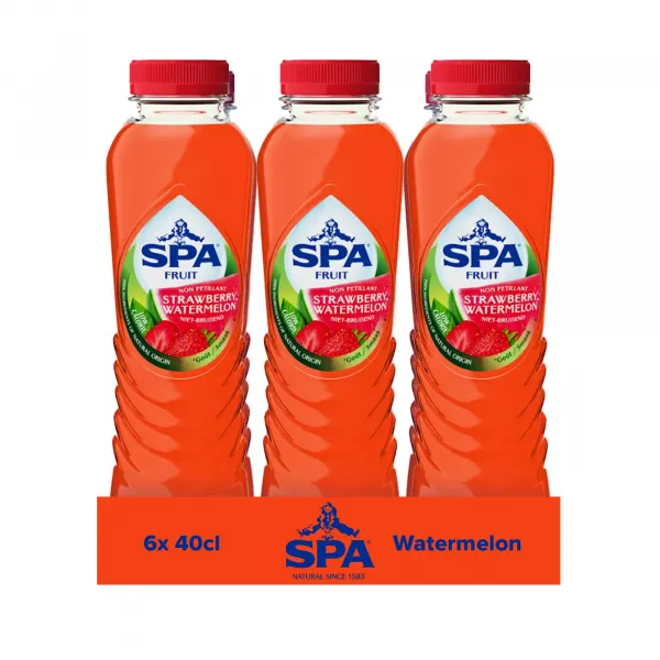 Spa Fruit Still Strawberry Watermelon Pet (6x 400ml)