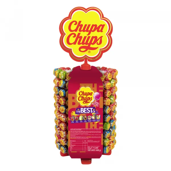 Chupa Chups Lollie Wheeldisplay (200 stuks)