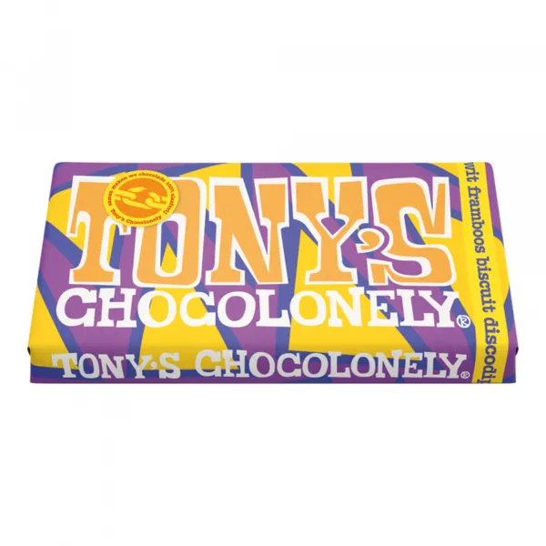 Tony’s Wit Framboos Biscuit Disco (15x 180gr)