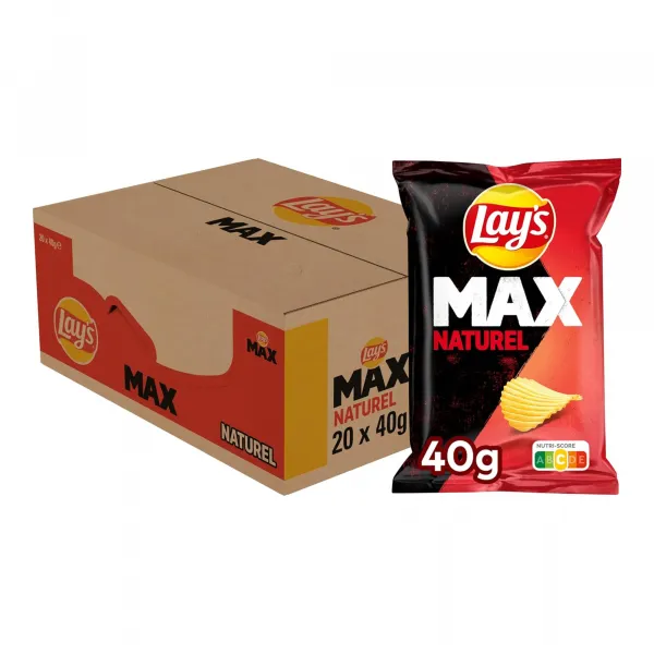 Lay’s MAX Naturel (20x40gr)