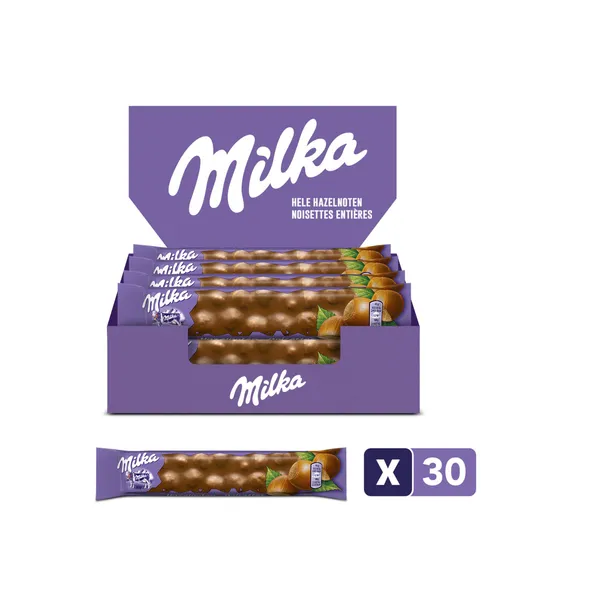 (30x45gr) Milka - Haselnuss Großhandel Riegel