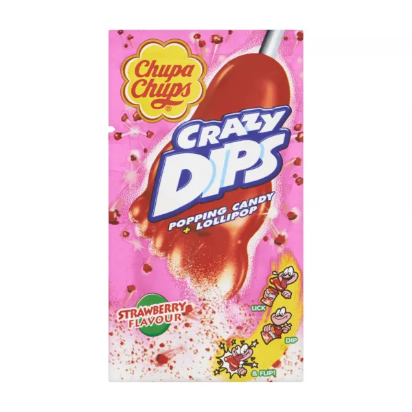 Chupa Crazy Dips Strawberry (24x 14gr)