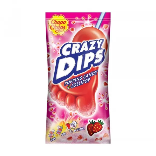 Chupa Crazy Dips Strawberry (24x 14gr)