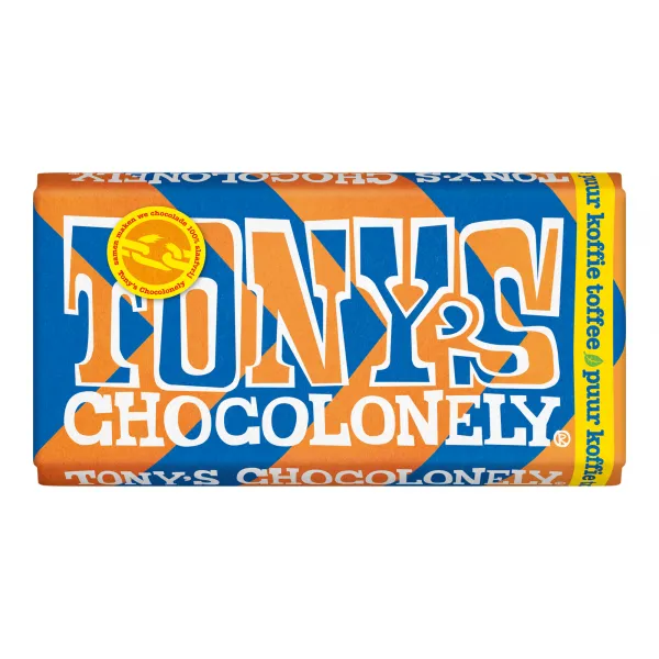 Tony’s Chocolonely Reep Puur Koffie Toffee (15x 180gr)