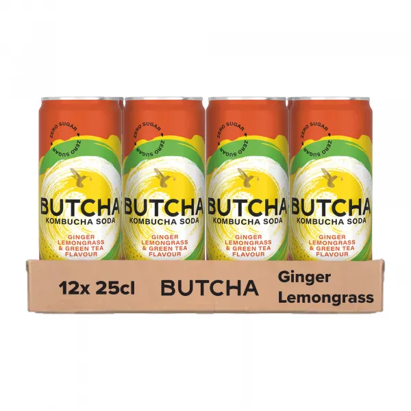 Butcha Ginger Lemongrass Blik (12x 25cl)