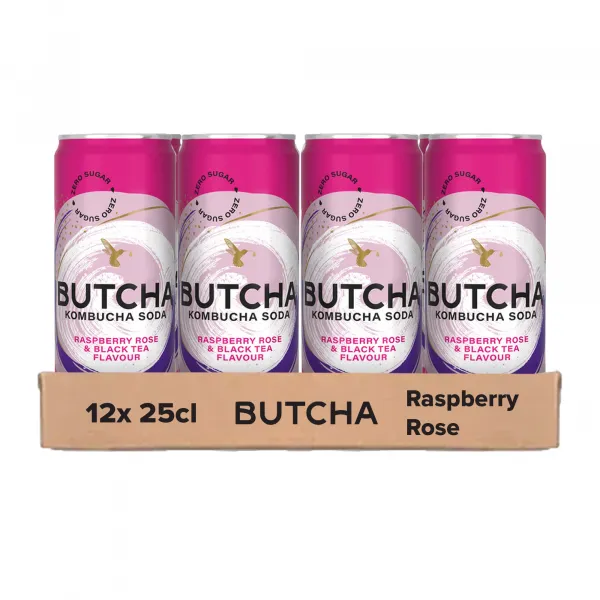 Butcha Raspberry Rose Blik (12x 25cl)