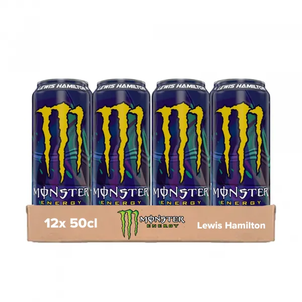 Monster Energy Lewis Hamilton Zero Sugar Blik (12x 0.5 liter)