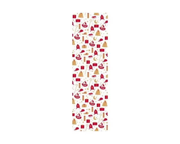 Cadeaupapier Sint 2024 – 46,5cm x 250cm doos (100 stuks)