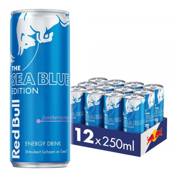 Red Bull the Sea Blue Edition Juneberry Blik (12x 250ml)