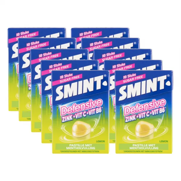 Smint Defensive Lemon Doosje (10x 18 stuks)