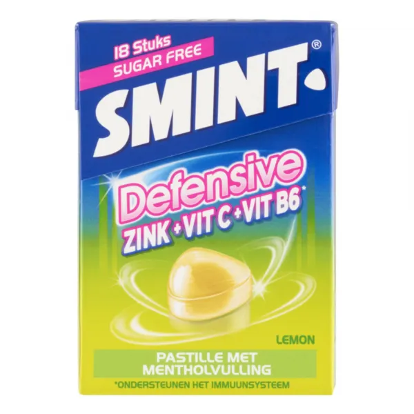 Smint Defensive Lemon Doosje (10x 18 stuks)