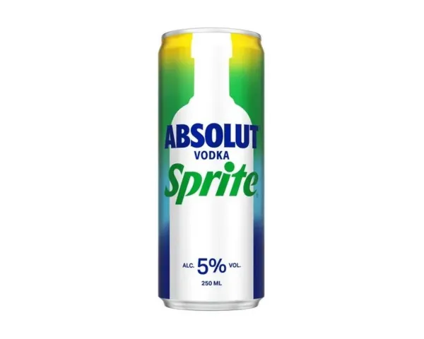 Absolut Vodka & Sprite Blik (12x 250ml)