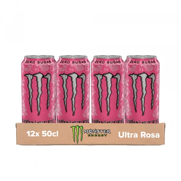 Monster Energy Ultra Rosa Blik Zero Sugar (12x 0.5 liter)