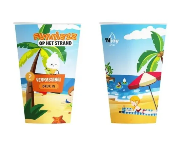 NJOY Funniezz Strand Verrassingsbeker (40 stuks)