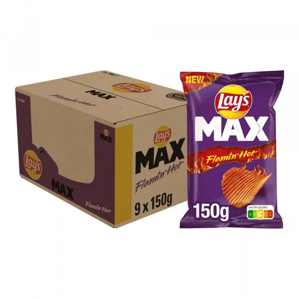 Lays Max Flamin’ Hot Zak (9x 150gr)