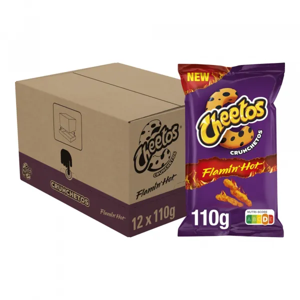 Cheetos Crunchetos Flamin’ Hot Zak (12x 110gr)