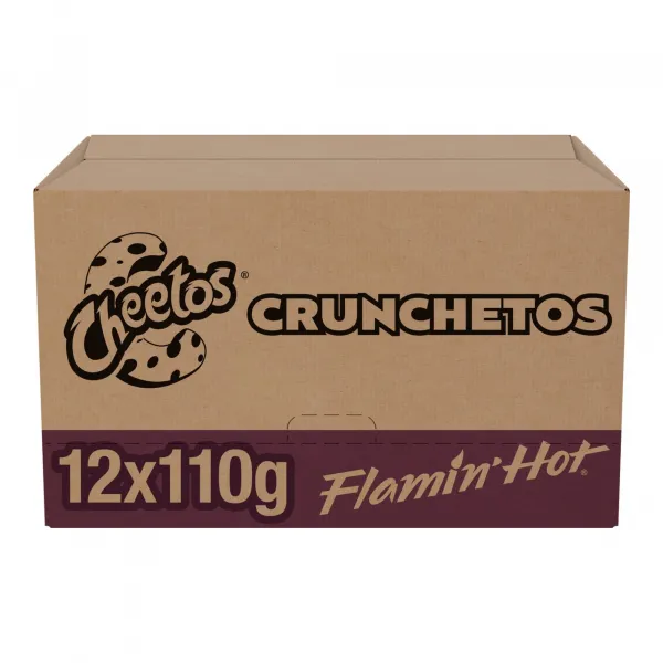 Cheetos Crunchetos Flamin’ Hot Zak (12x 110gr)