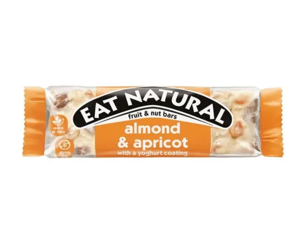 Eat Natural Amandel & Abrikoos met Yoghurt Laagje (12x 40gr)