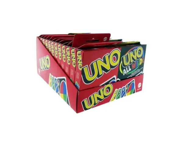 Mattel Display Uno en Uno All Wild (24 stuks)