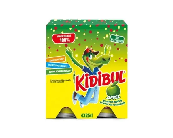 Kidibul Appel Blik 25cl. 4-pack