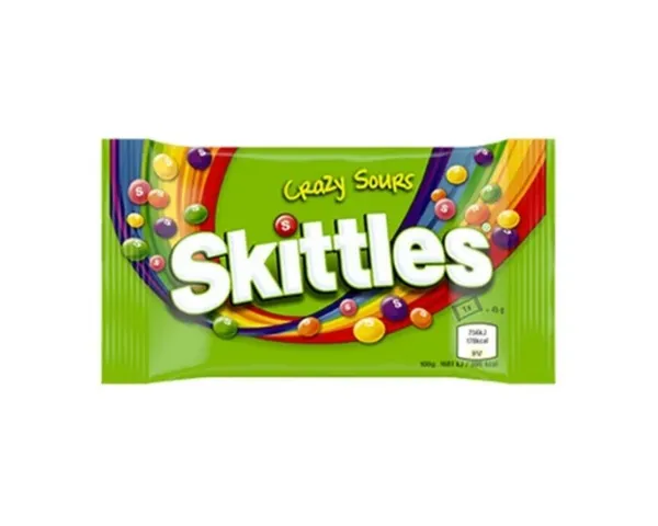 Skittles Crazy Sours Zakje (36x 45gr)