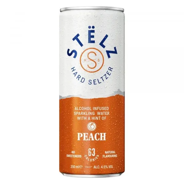 Stelz Hard Seltzer Peach Blik (12x 25cl)