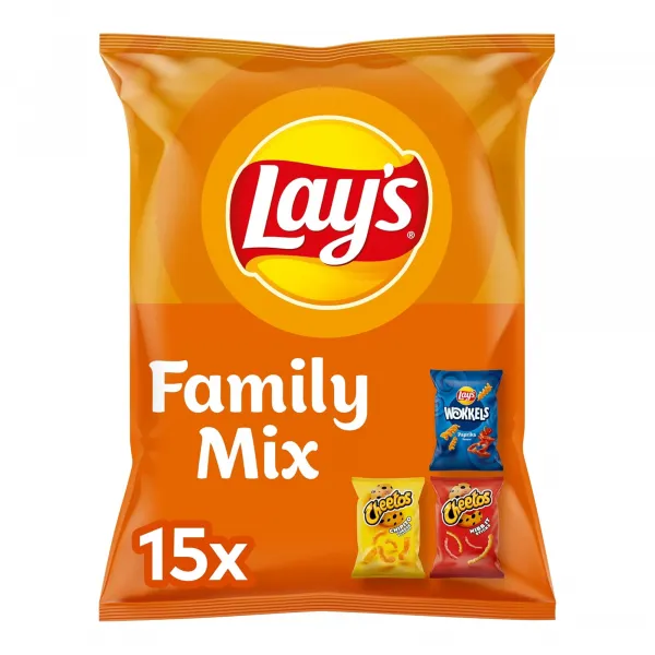 Lays Family Mix  Cheetos, Nibb-it, Wokkels (8x 315gr)