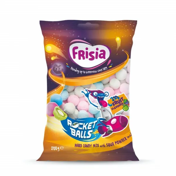 Frisia Rocket Balls Fruitmix Zak (12x 200gr)