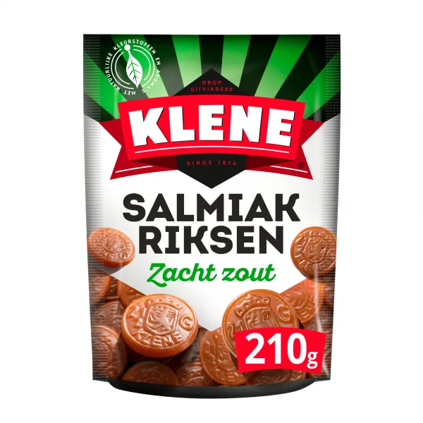 Klene Salmiakriksen zak (8x 210gr)