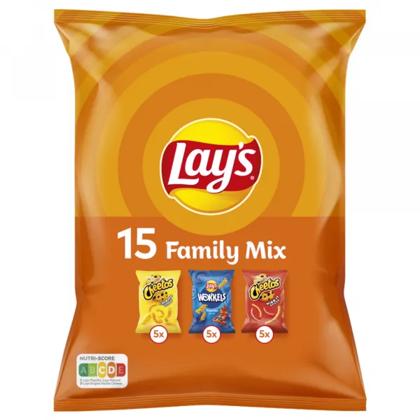 Lays Family Mix  Cheetos, Nibb-it, Wokkels (8x 315gr)