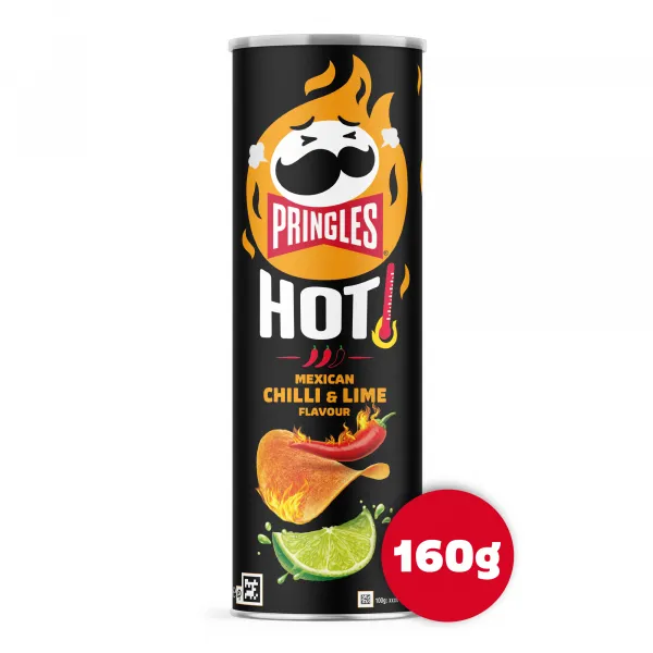 Pringles Hot Mexican Chilli & Lime (9x 160gr)