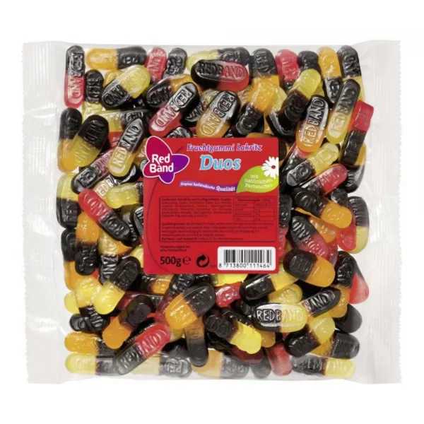 Red Band Fruchtgummi Lakritz Duos (12x 500gr)