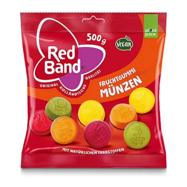 Red Band Fruchtgummi Münzen (12x 500gr)