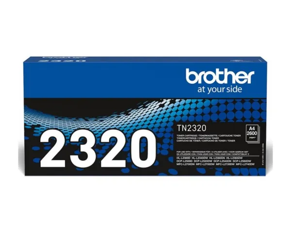 TN2320 Brother DCPL2500DN Toner Black HC 2600S ISO