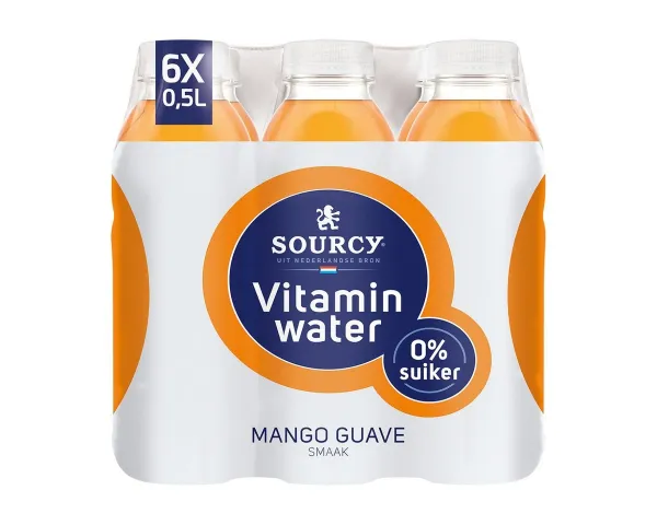 Sourcy Vitaminwater Mango Guave Energy (6x 50cl)