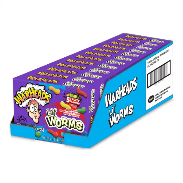 Warheads lil worms pak (12x 99gr)