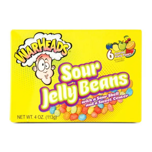 Warheads Sour Jelly Beans Theatre Box (12x 99gr)