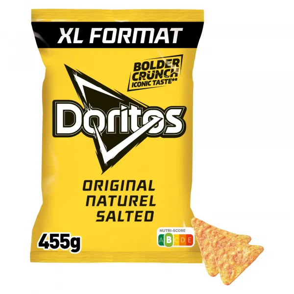 Doritos Naturel Tortilla Chips (12x 455gr)