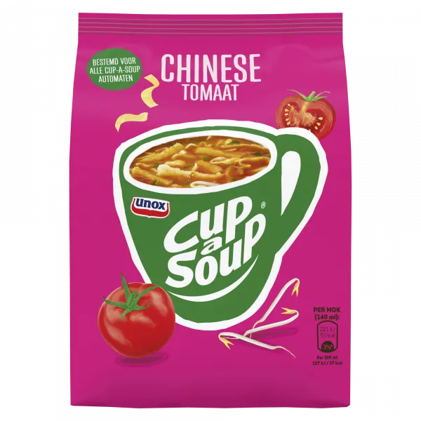 Unox Cup-a-soup Vendingzak Chinese Tomaat (40-porties)