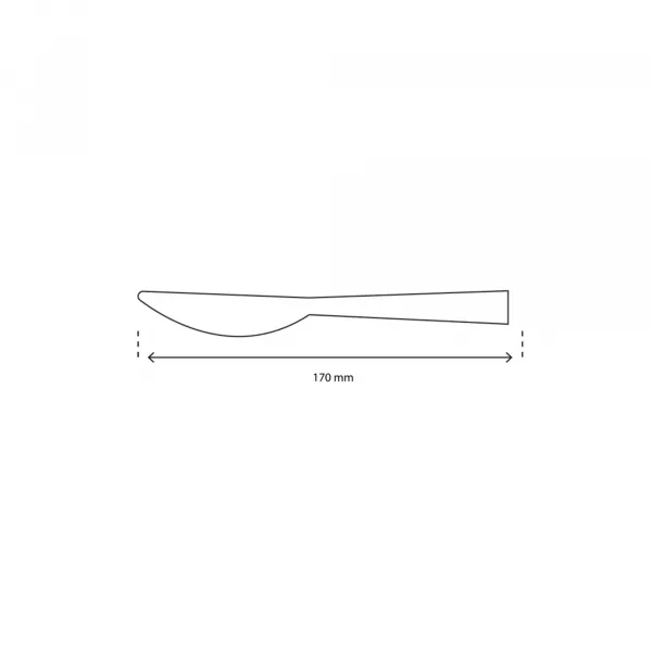 Bamboe Mes Bio 170mm (100 stuks)