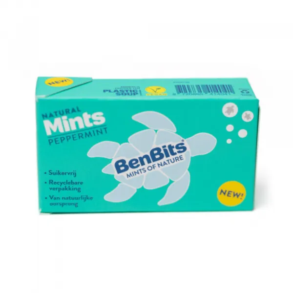 Benbits Mints Peppermint Fliptop Doosje (24x 30gr)