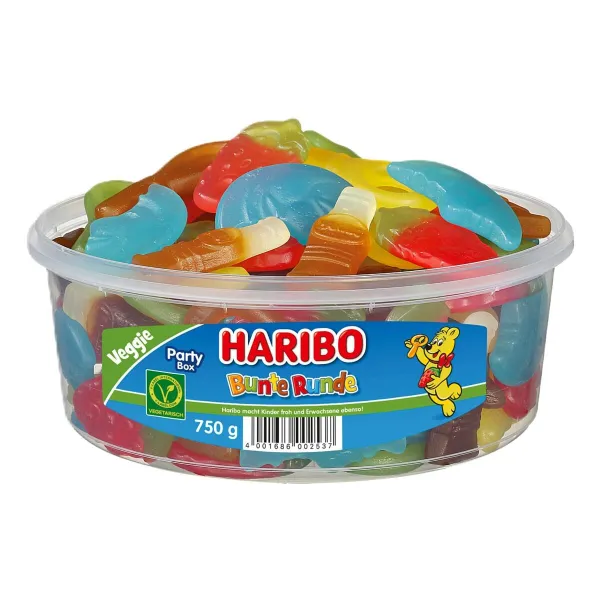 Haribo Bunte Runde Party Box (12x 750gr)