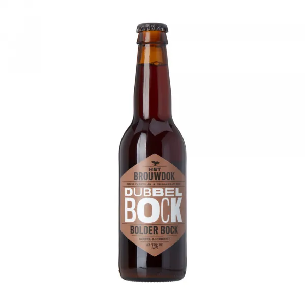 Het Brouwdok Bolderbock Dubbel Bock Fles (12x 33cl) - Afbeelding 2