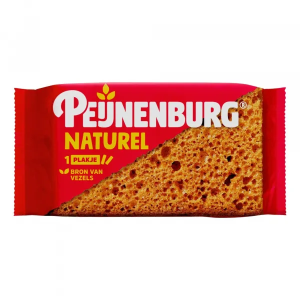 Peijnenburg Ontbijtkoek per stuk verpakt (100x 28gr)