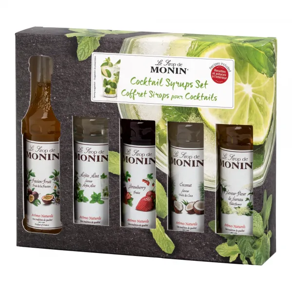 Monin Siroop Cocktail Set (5x 5cl)