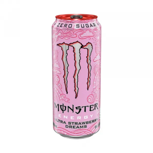 Monster Energy Ultra Strawberry Dreams Zero Sugar blik (12x 500ml)