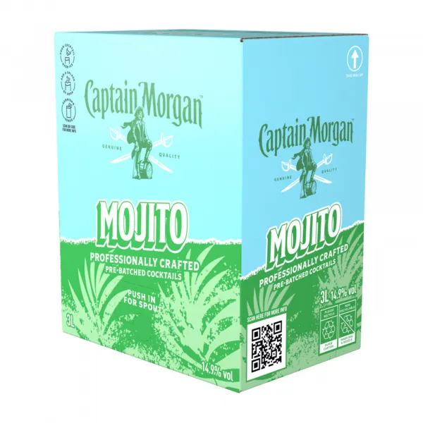 Captian Morgan Mojito Bag-in-Box (3 liter)