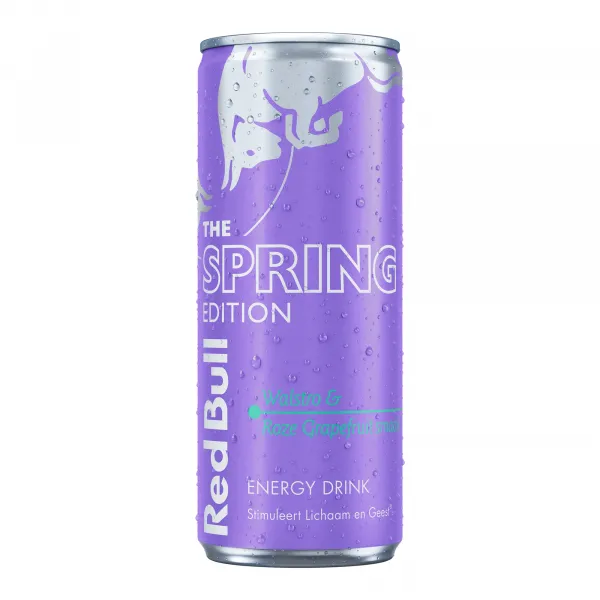 Red Bull Spring Edition Walstro & Roze Grapefruit blik (12x 250ml)